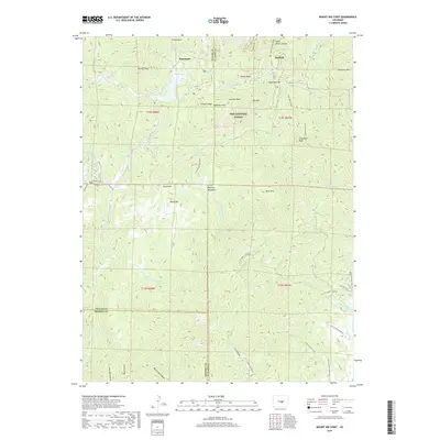 2019 Map of Mount Big Chief, 2019 Print