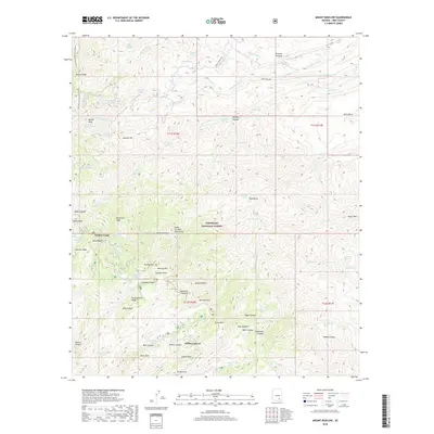 2018 Map of Mount Bigelow, 2018 Print
