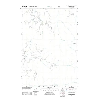 2011 Map of Mount Blackmore, 2011 Print