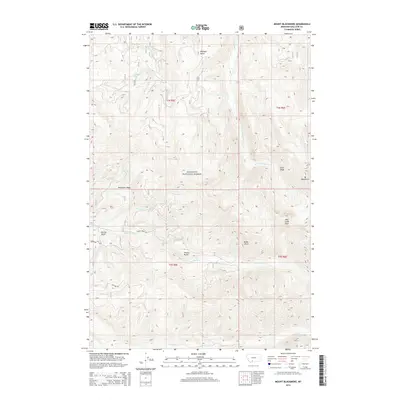2014 Map of Mount Blackmore, 2014 Print