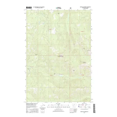 2017 Map of Mount Blackmore, 2017 Print