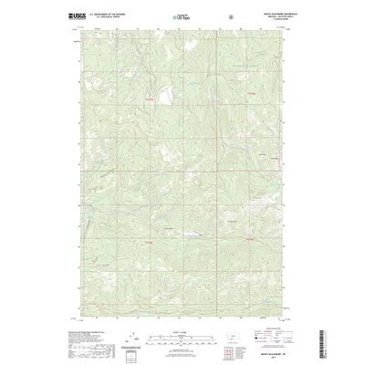 2023 Map of Mount Blackmore, 2023 Print