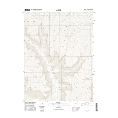 2016 Map of Mount Blaine, 2016 Print