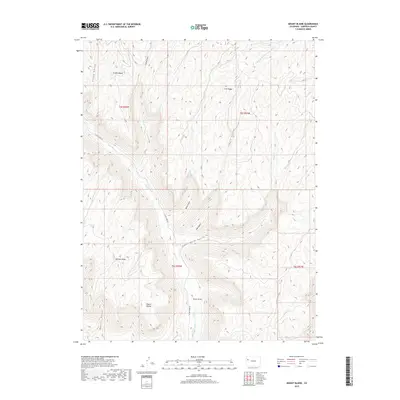 2019 Map of Mount Blaine, 2019 Print