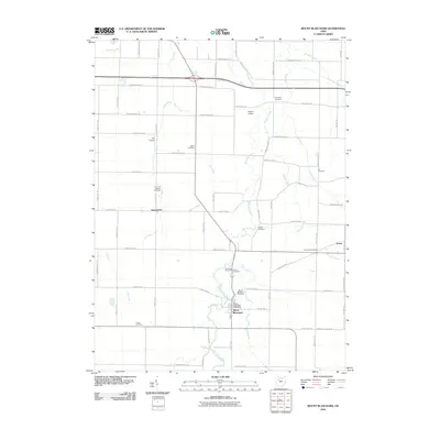2010 Map of Mount Blanchard, 2010 Print