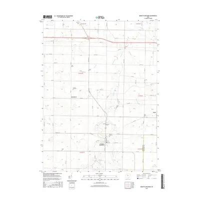2016 Map of Mount Blanchard, 2016 Print