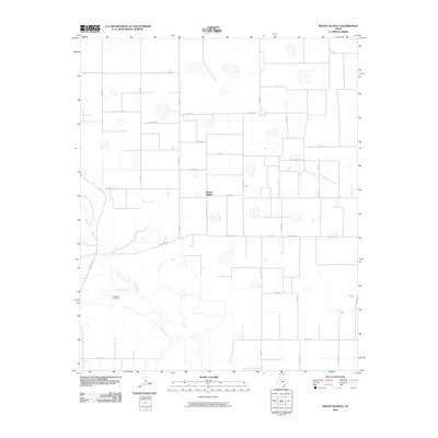 2010 Map of Mount Blanco, 2010 Print