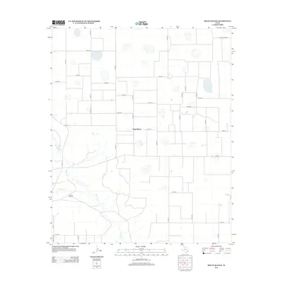 2012 Map of Mount Blanco, 2012 Print