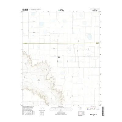 2016 Map of Mount Blanco, 2016 Print