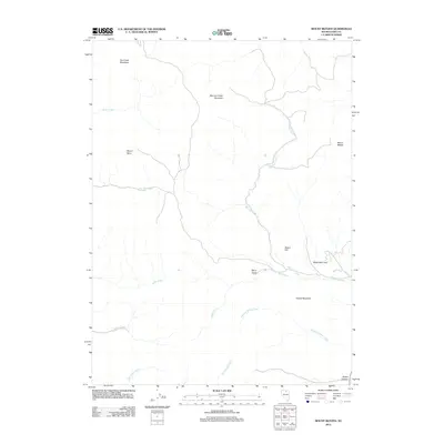 2012 Map of Mount Blitzen, 2012 Print