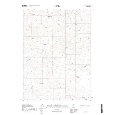 2018 Map of Mount Blitzen, 2018 Print