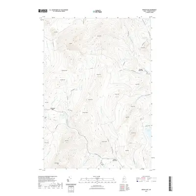 2021 Map of Mount Blue, 2021 Print
