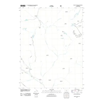 2011 Map of Mount Blue Sky, 2011 Print