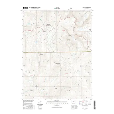 2016 Map of Mount Blue Sky, 2016 Print
