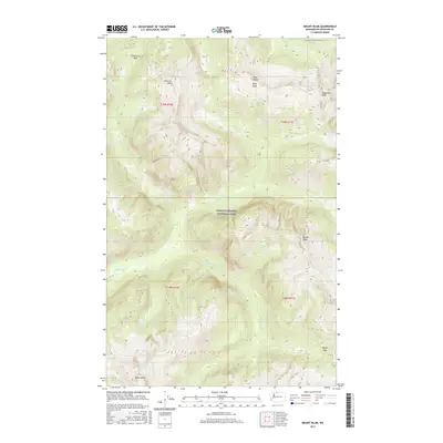2017 Map of Mount Blum, 2017 Print