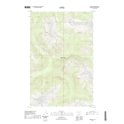 2020 Map of Mount Blum, 2020 Print
