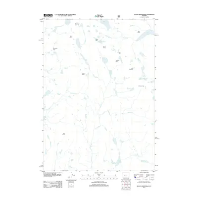 2012 Map of Mount Bonneville, 2012 Print