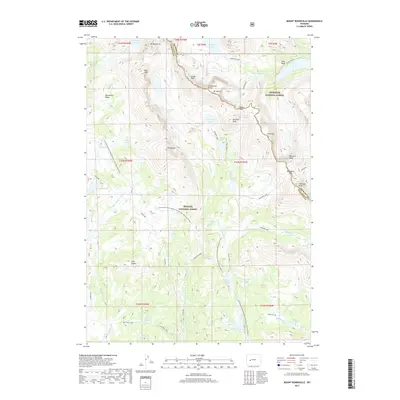 2017 Map of Mount Bonneville, 2017 Print