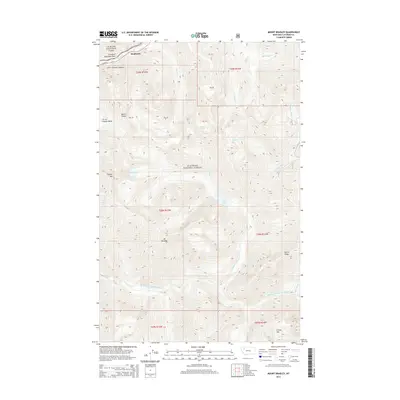 2014 Map of Mount Bradley, 2014 Print