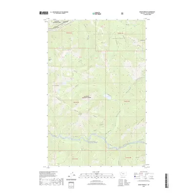 2020 Map of Mount Bradley, 2020 Print