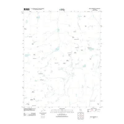 2012 Map of Mount Brewer, 2012 Print