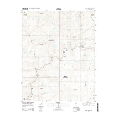 2015 Map of Mount Brewer, 2015 Print
