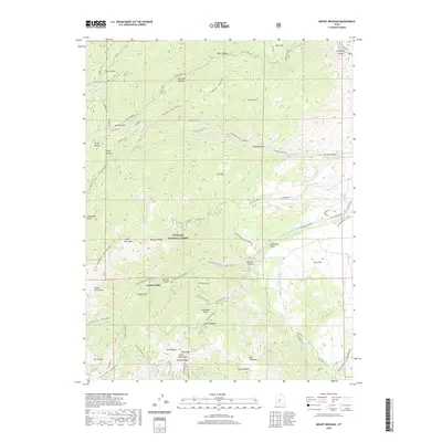 2020 Map of Mount Brigham, 2020 Print