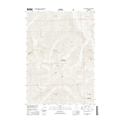 2015 Map of Mount Burwell, 2015 Print