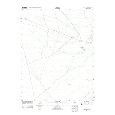 2012 Map of Mount Butte, 2012 Print