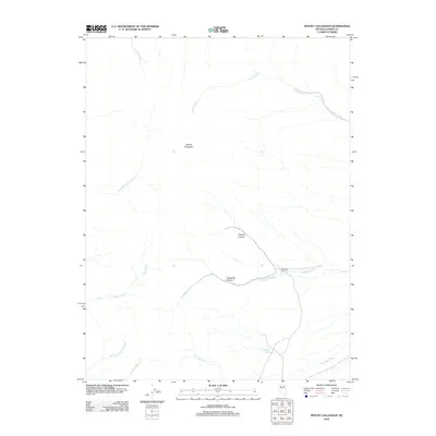 2012 Map of Mount Callaghan, 2012 Print