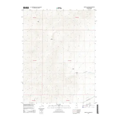 2015 Map of Mount Callaghan, 2015 Print