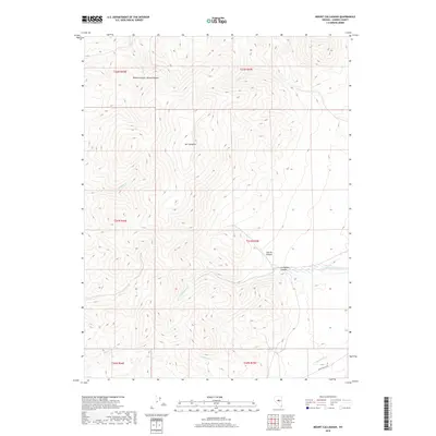 2018 Map of Mount Callaghan, 2018 Print