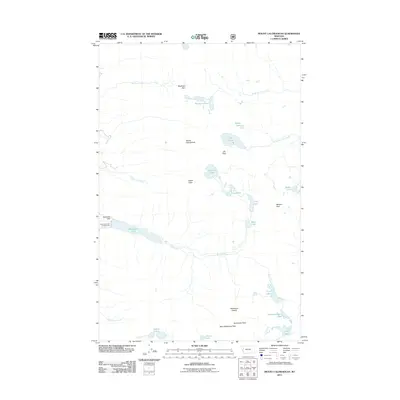 2011 Map of Mount Calowahcan, 2011 Print