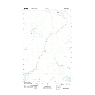 2011 Map of Mount Cannon, 2011 Print