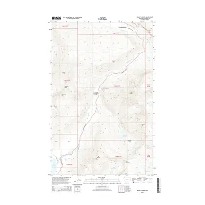 2014 Map of Mount Cannon, 2014 Print