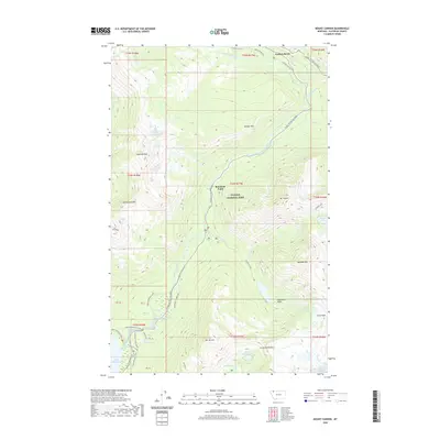 2020 Map of Mount Cannon, 2020 Print