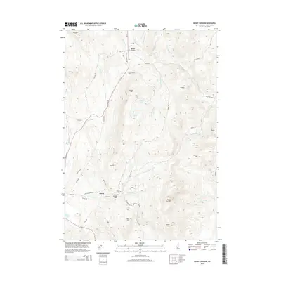 2015 Map of Mount Cardigan, 2015 Print