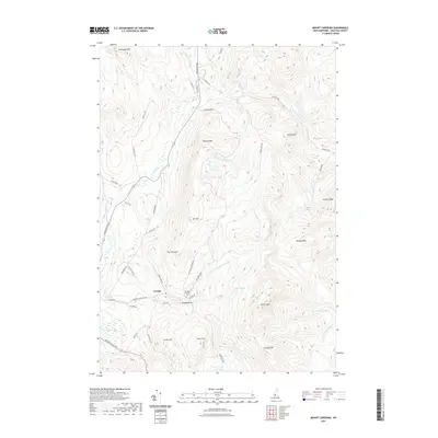 2021 Map of Mount Cardigan, 2021 Print