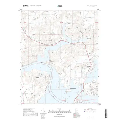 2018 Map of Mount Carmel, 2018 Print