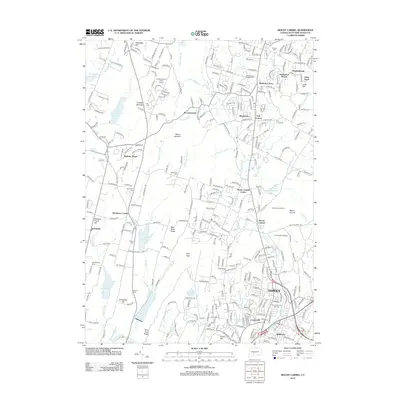 2012 Map of Mount Carmel, 2012 Print