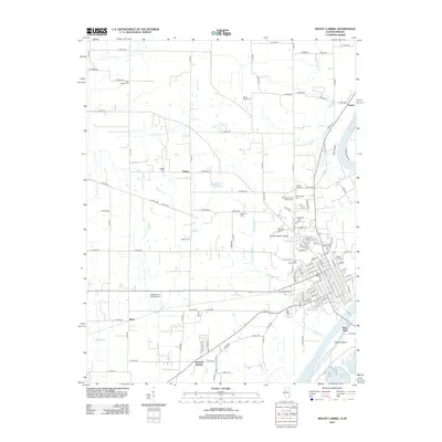 2012 Map of Mount Carmel, 2012 Print