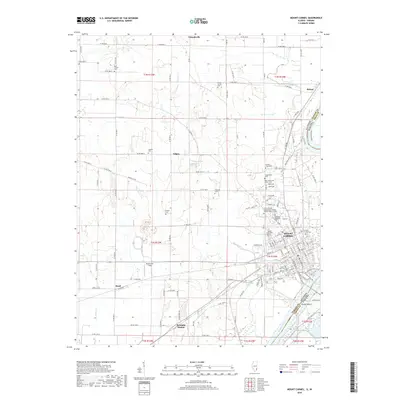 2018 Map of Mount Carmel, 2018 Print
