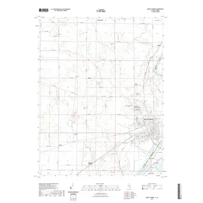 2021 Map of Mount Carmel, 2021 Print
