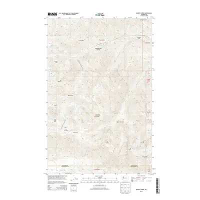 2014 Map of Mount Carrie, 2014 Print