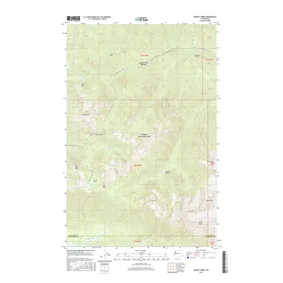 2017 Map of Mount Carrie, 2017 Print