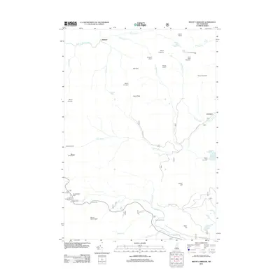2012 Map of Mount Carrigain, 2012 Print