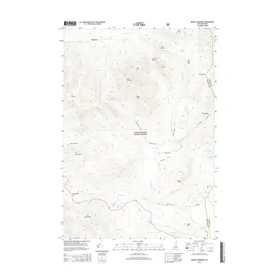 2015 Map of Mount Carrigain, 2015 Print