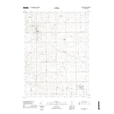 2018 Map of Mount Carroll, 2018 Print