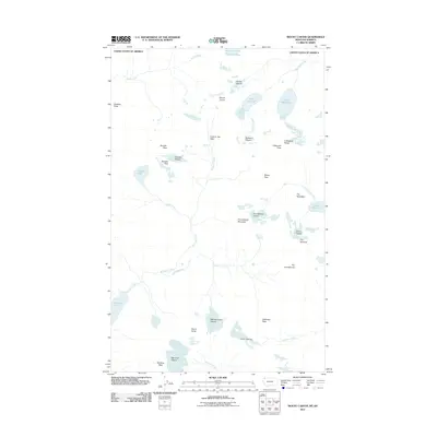 2011 Map of Mount Carter, 2011 Print