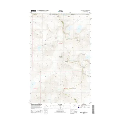 2014 Map of Mount Carter, 2014 Print